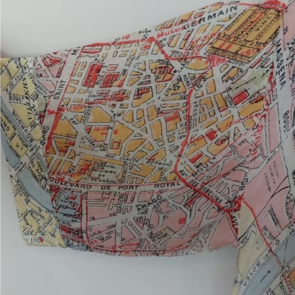 “Ma Ma Mia”Kimono Valerie Paris Street Map OS - Picture 6 of 9